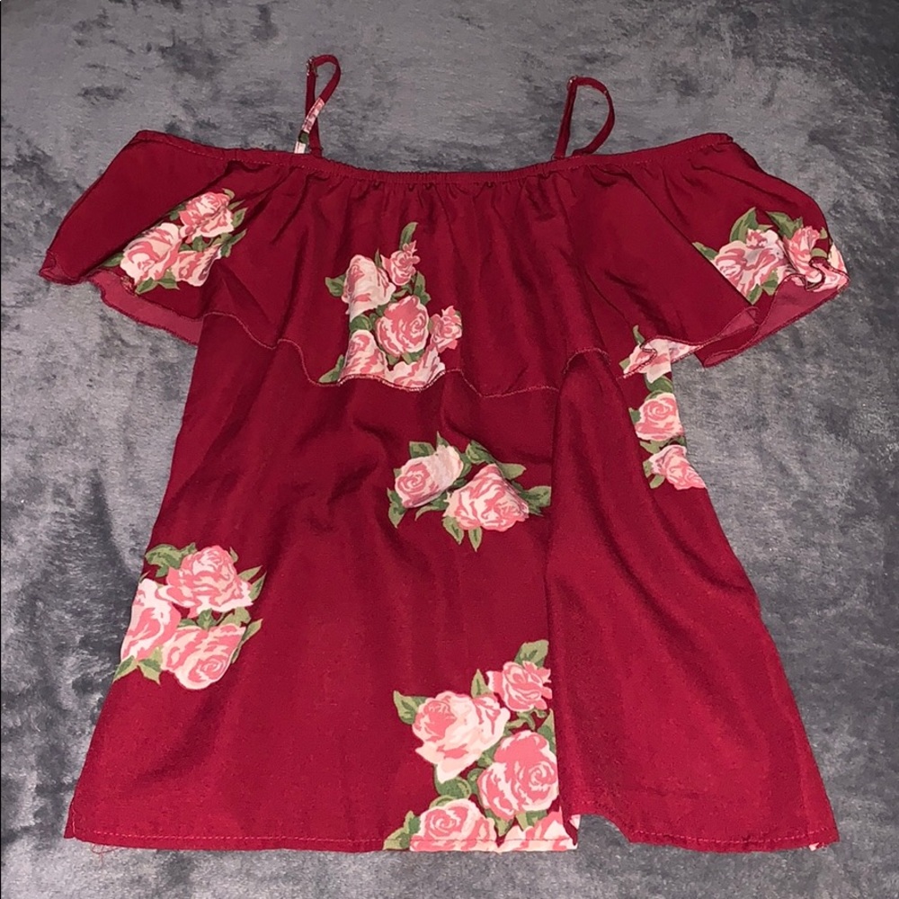 BEST OFFER: Floral Off-Shoulder(Adjustable Straps)